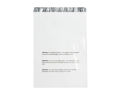 Clear Warning Bags