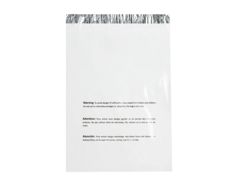 Clear Warning Bags