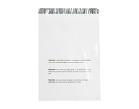 Clear Warning Bags (Free Sample)