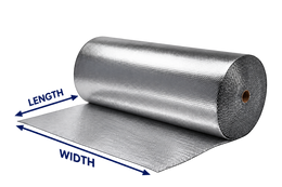 Heavy-Duty Thermal Bubble Wrap – Foil Both Sides, Double Bubble thumbnail 2