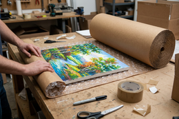 Kraft Laminated Bubble Roll – Paper-Backed Cushioning thumbnail 2